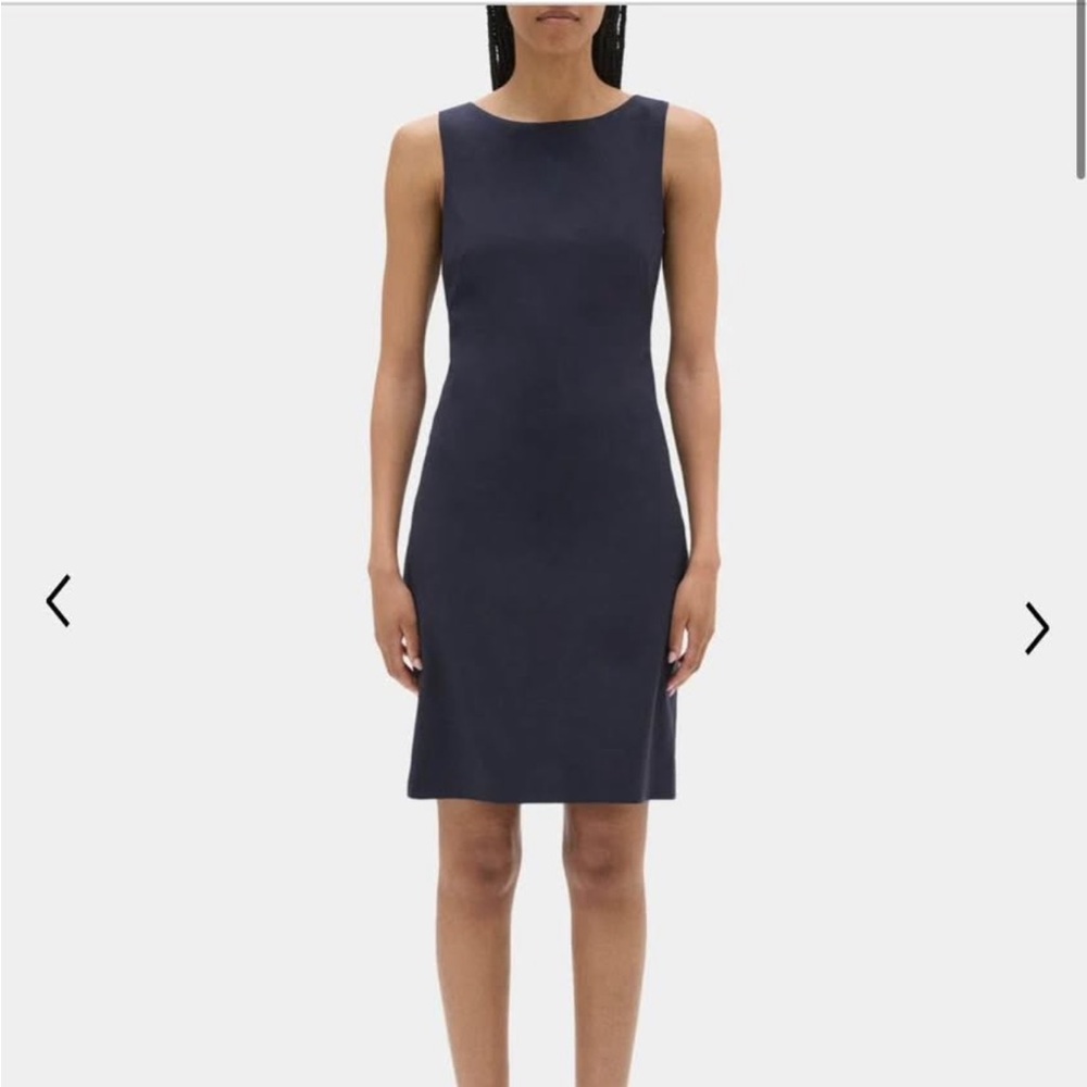 Theory shift dress in sevona wool stretch